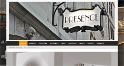 Desktop Screenshot of presenceaudio.ch